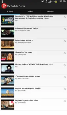 My YouTube Playlist android App screenshot 4